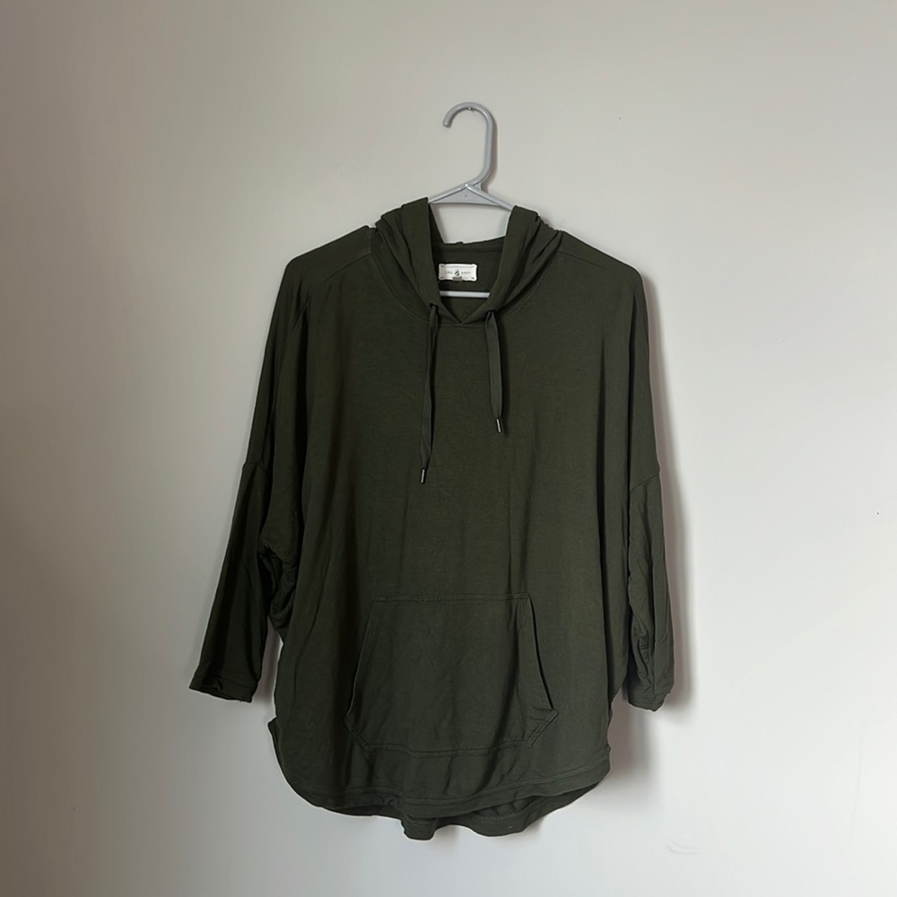 Lou & Grey Army Green Hoodie